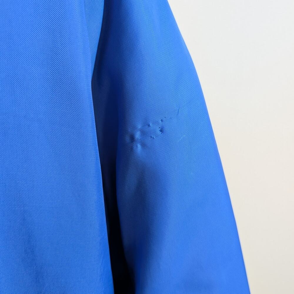 Vintage Blue Varsity Bomber Jacket Preppy Liberty Drill Team Sporty Coat Medium - Picture 16 of 16